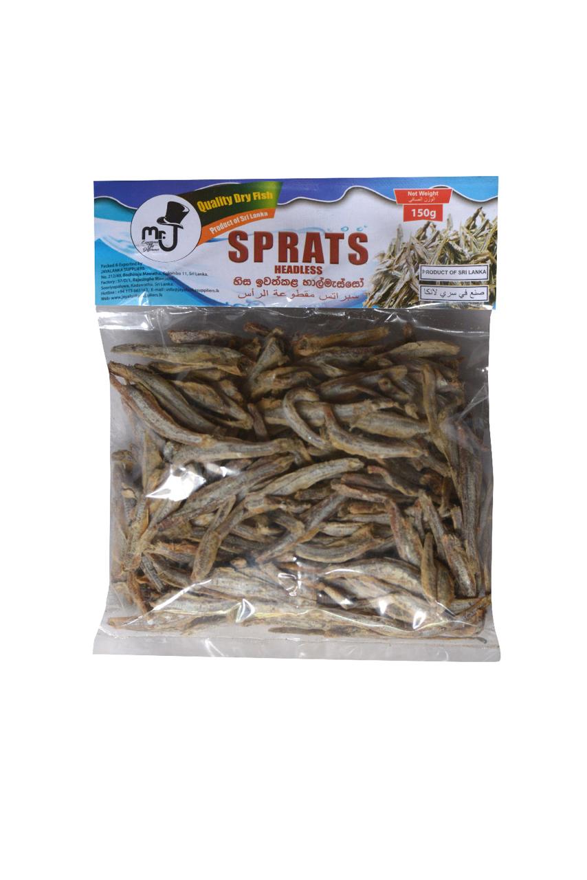 Dried Sprats Headless 150g