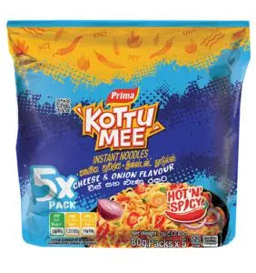 Prima Kottumee Cheese & Onion 80g x 5